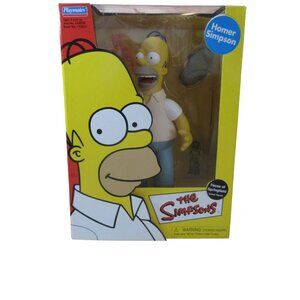 The Simpsons Faces of Springfield Deluxe Homer Simpson 2002 Vintage